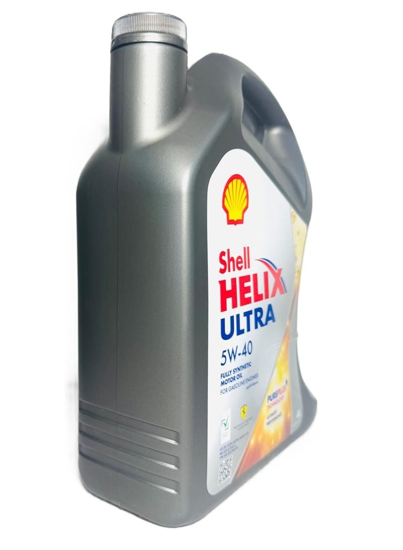 Shell 5W40 Helix Ultra Fully Synthetic Engine Oil - Image 5